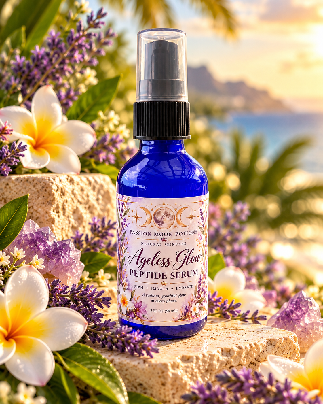 Ageless Glow Peptide Firming Serum with Hyaluronic Acid