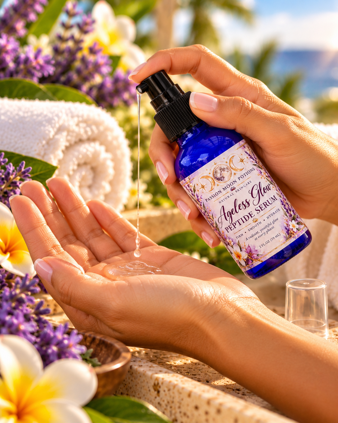 Ageless Glow Peptide Firming Serum with Hyaluronic Acid