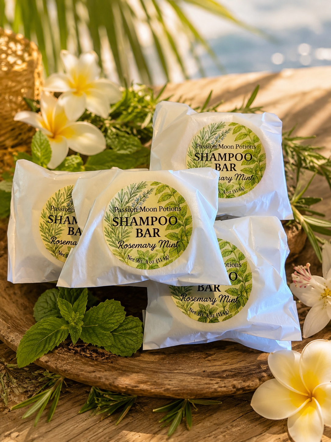 Moisturizing Shampoo Bars – Sulfate-Free Solid Shampoo for Dry, Damaged & Color-Treated Hair