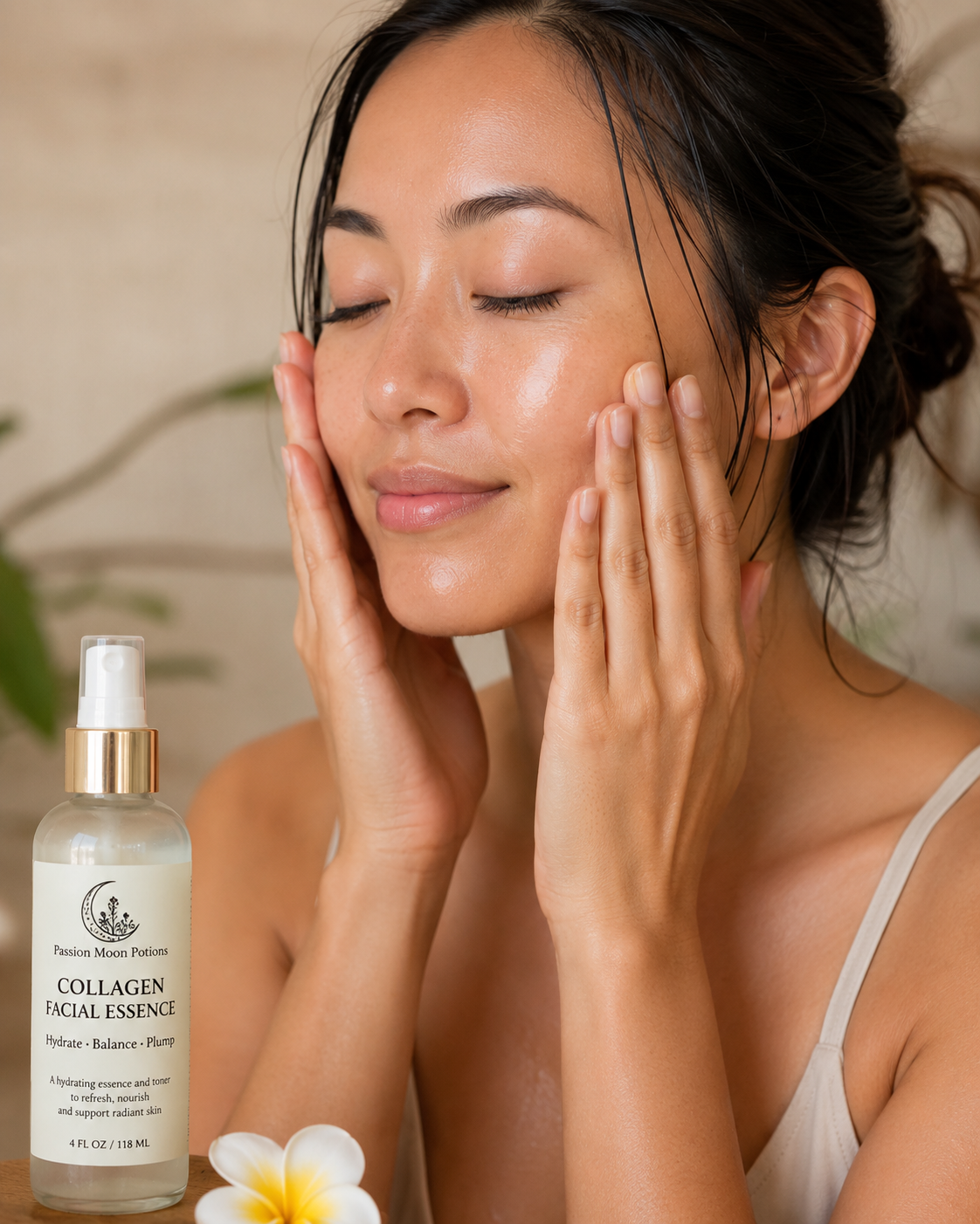 Collagen Facial Essence | Hydrating Facial Essence & Toner for Dry, Mature Skin