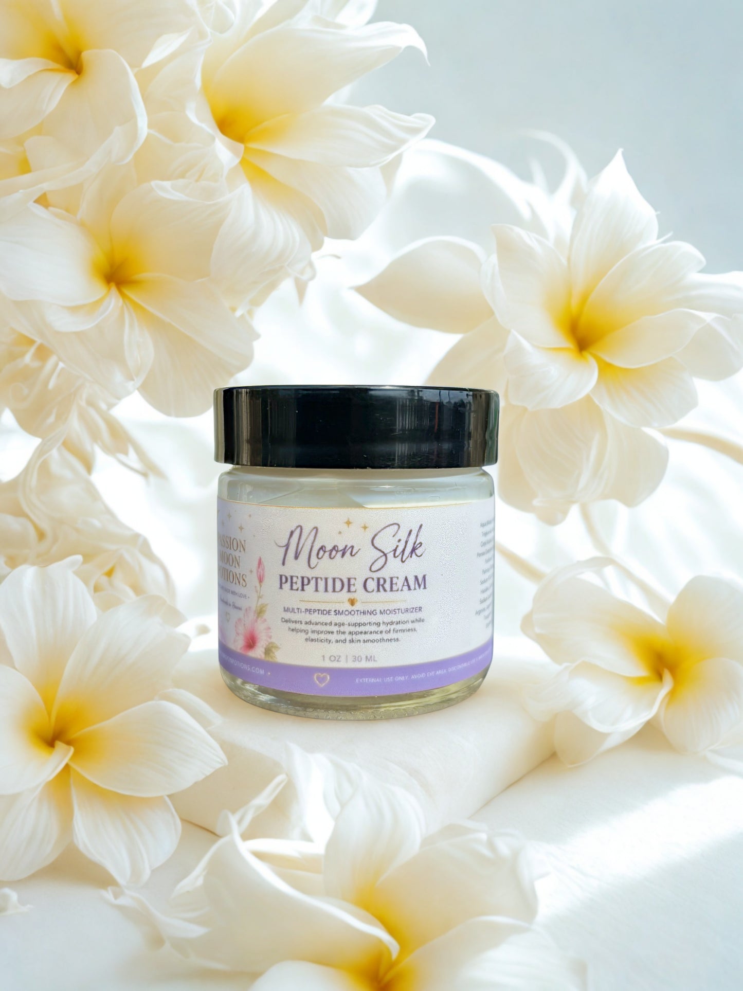 Moon Silk Peptide Cream – Multi-Peptide Smoothing Moisturizer