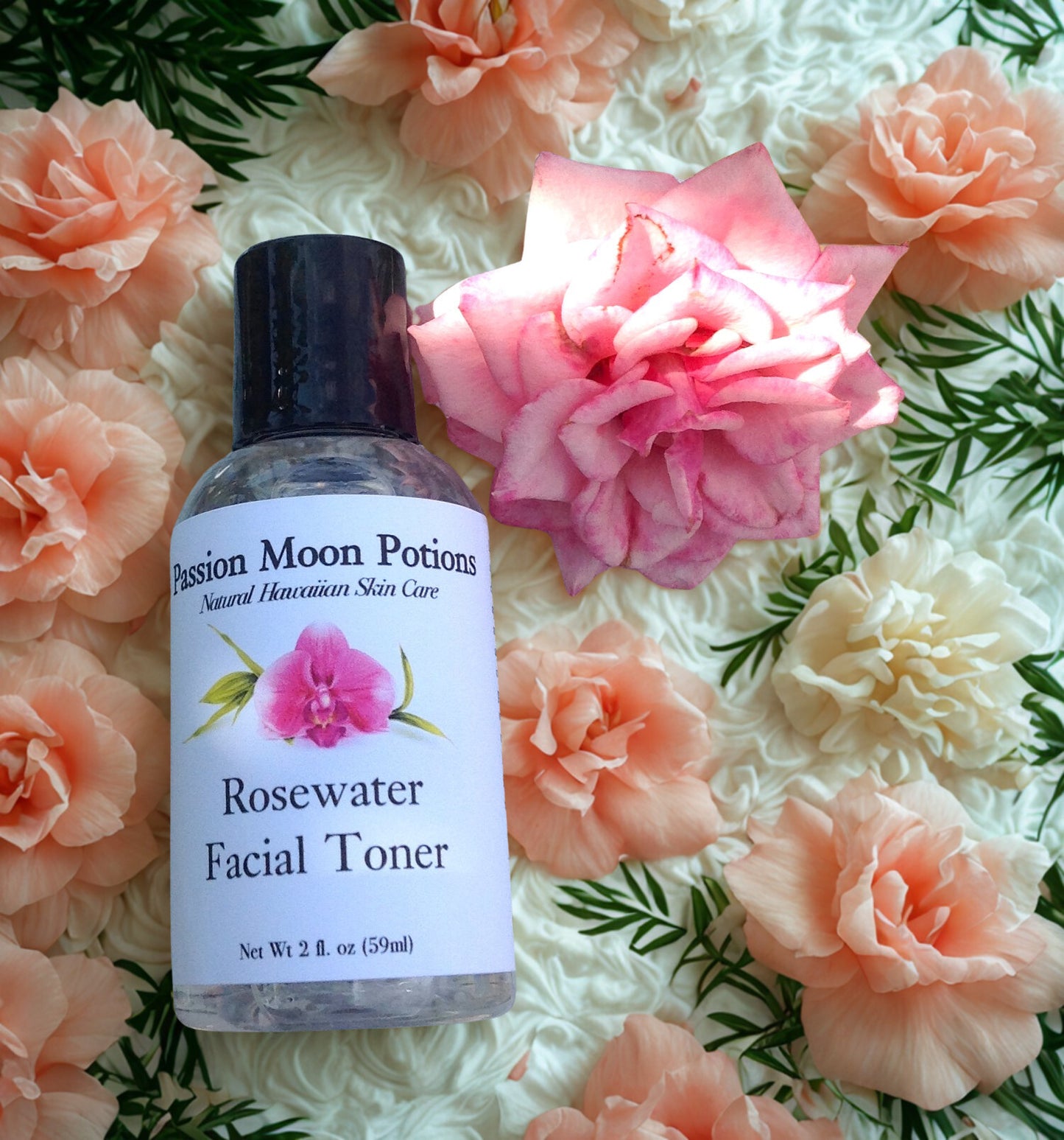 Rosewater Facial Toner Refresh. Soothe. Glow—with a Mist of Aloha