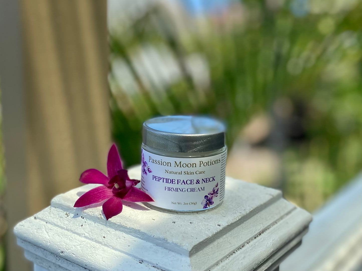 Peptide Face & Neck Firming Cream — Natural Anti-Aging | Passion Moon Potions