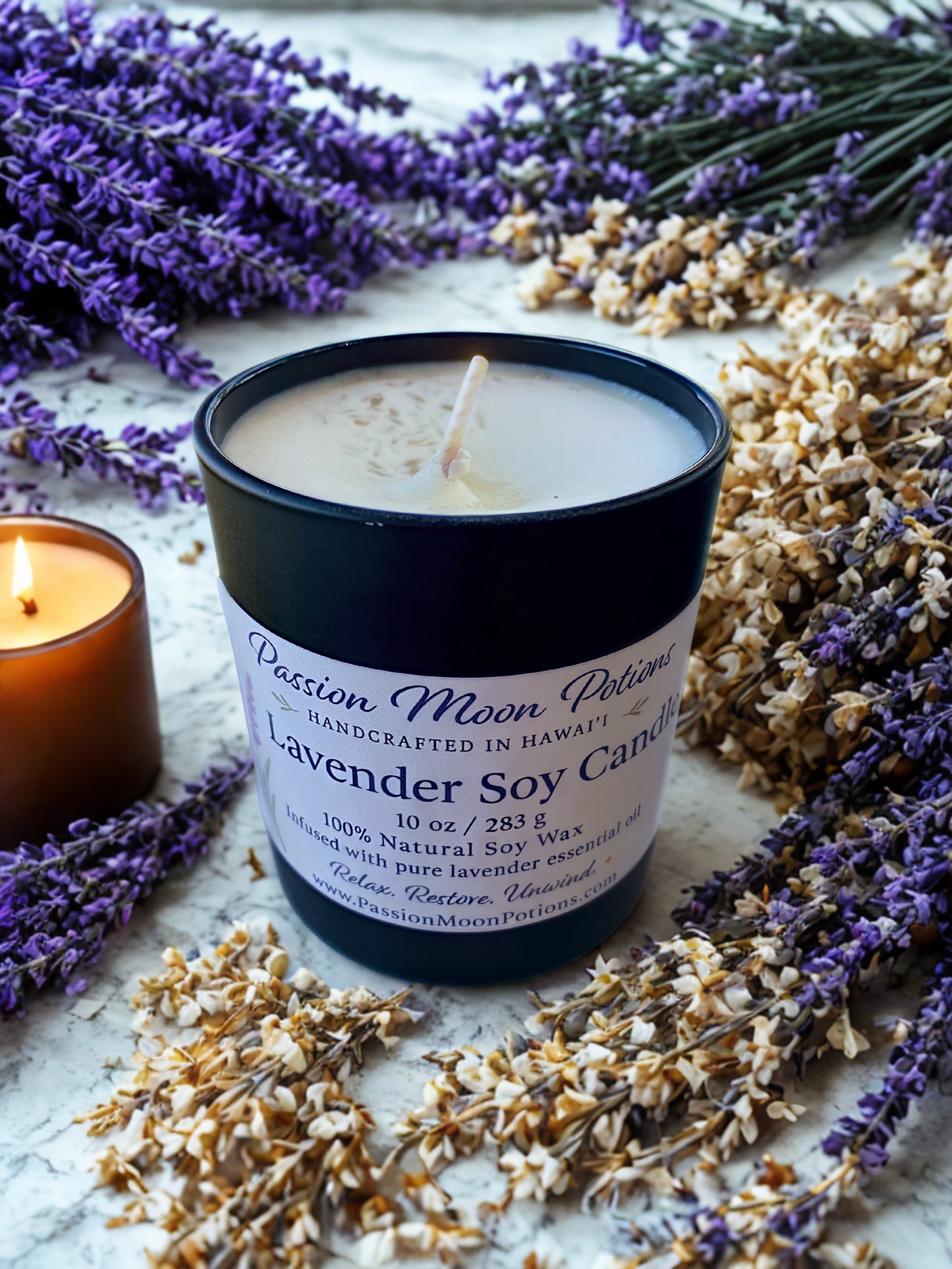 10 oz Soy Candle — Handcrafted, Clean-Burning Scented Candle | Passion Moon Potions