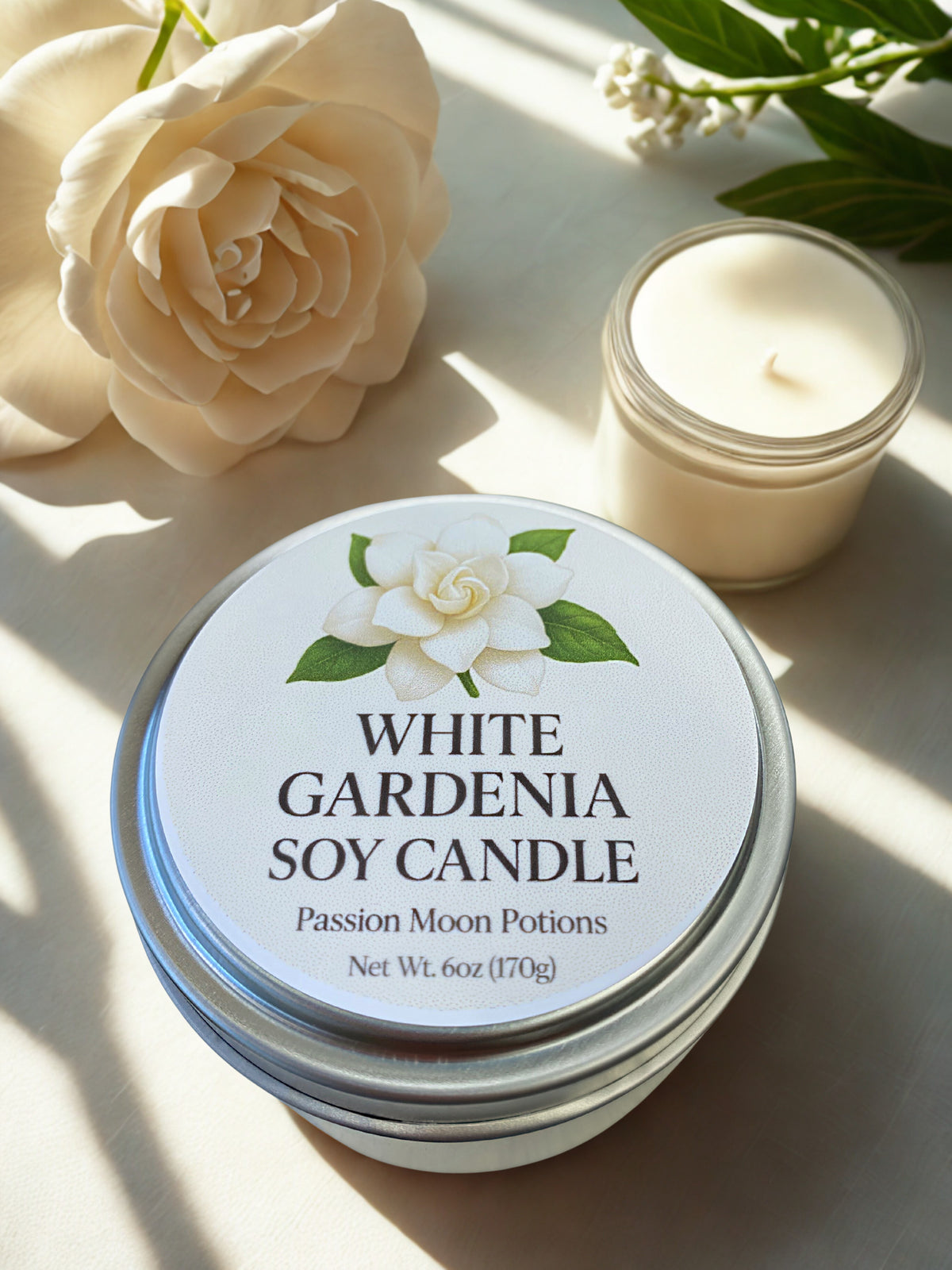 100% Soy Wax Candle – Handcrafted Non-Toxic Scented Candle | Passion Moon Potions