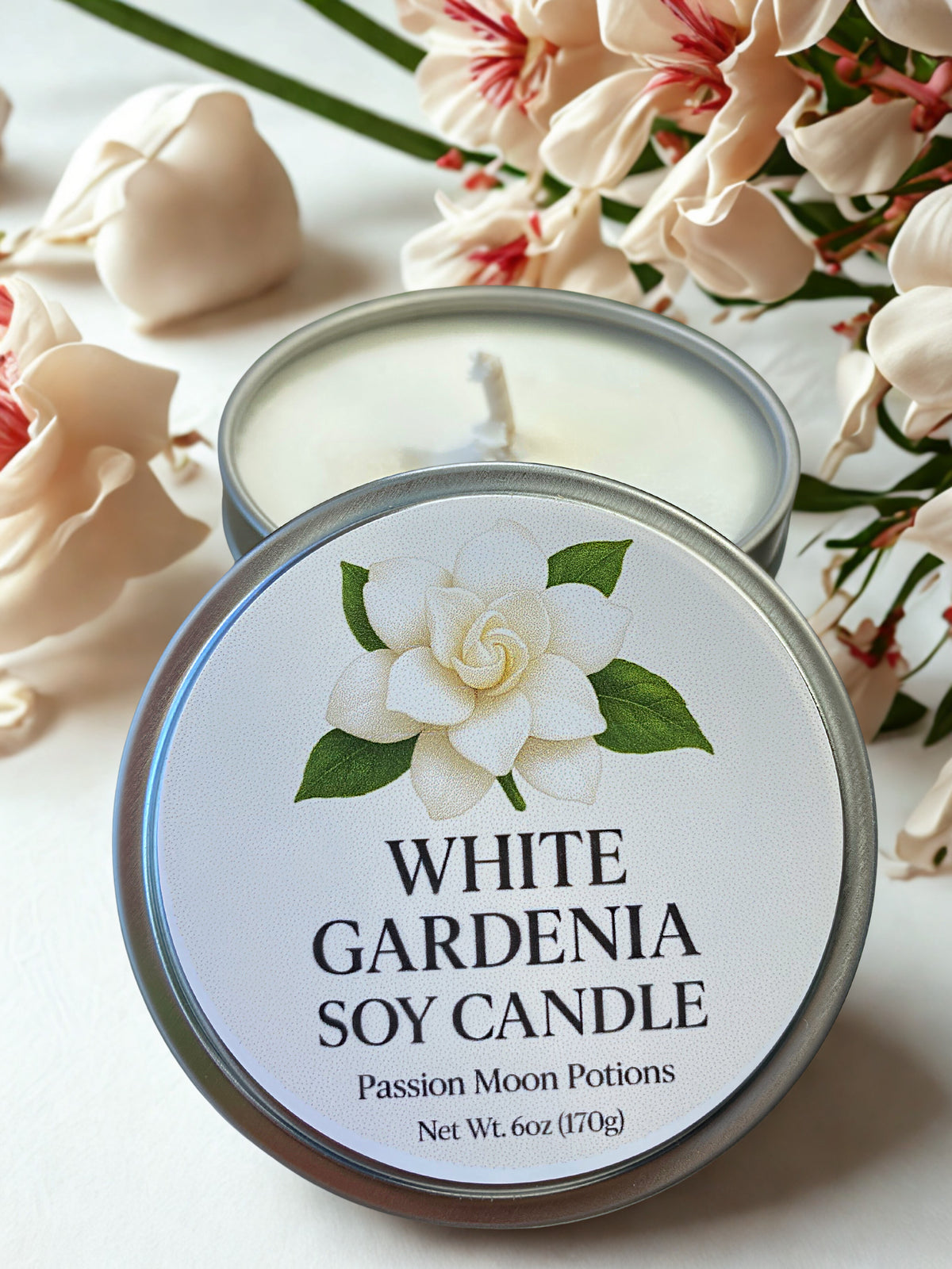 100% Soy Wax Candle – Handcrafted Non-Toxic Scented Candle | Passion Moon Potions