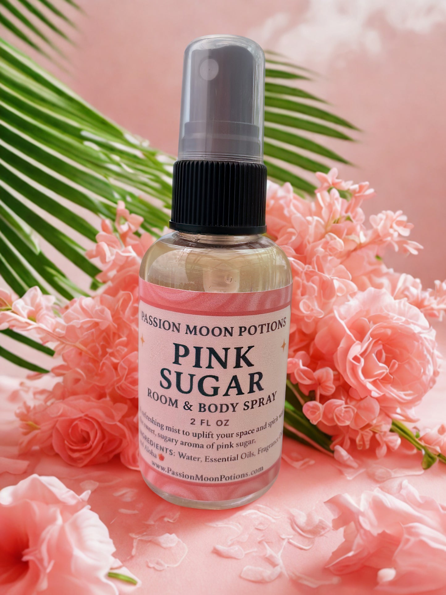 Room & Body Spray Mist ✨ Natural Fragrance + Hydrating Body Mist | Passion Moon Potions