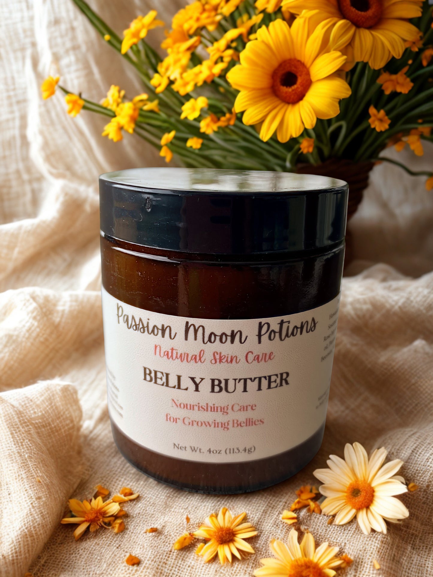 Women’s Belly Butter — Rich Stretch Mark & Hydration Cream | Passion Moon Potions