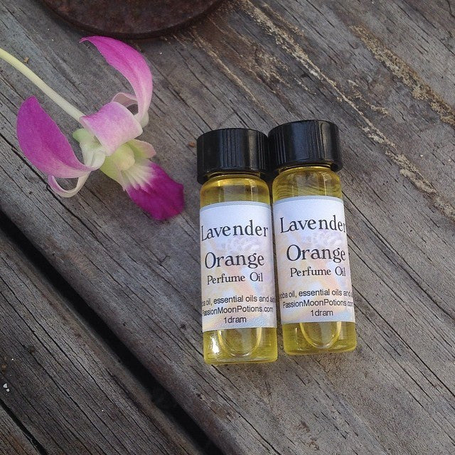 Lavender Orange Perfume Oil - Passion Moon Potions