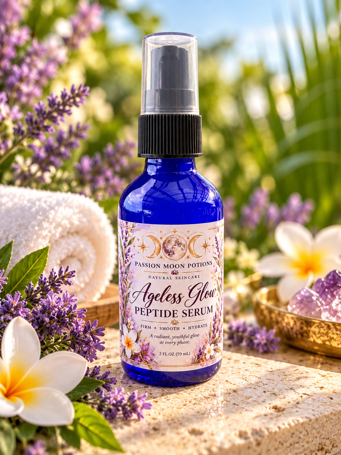 Ageless Glow Peptide Firming Serum with Hyaluronic Acid