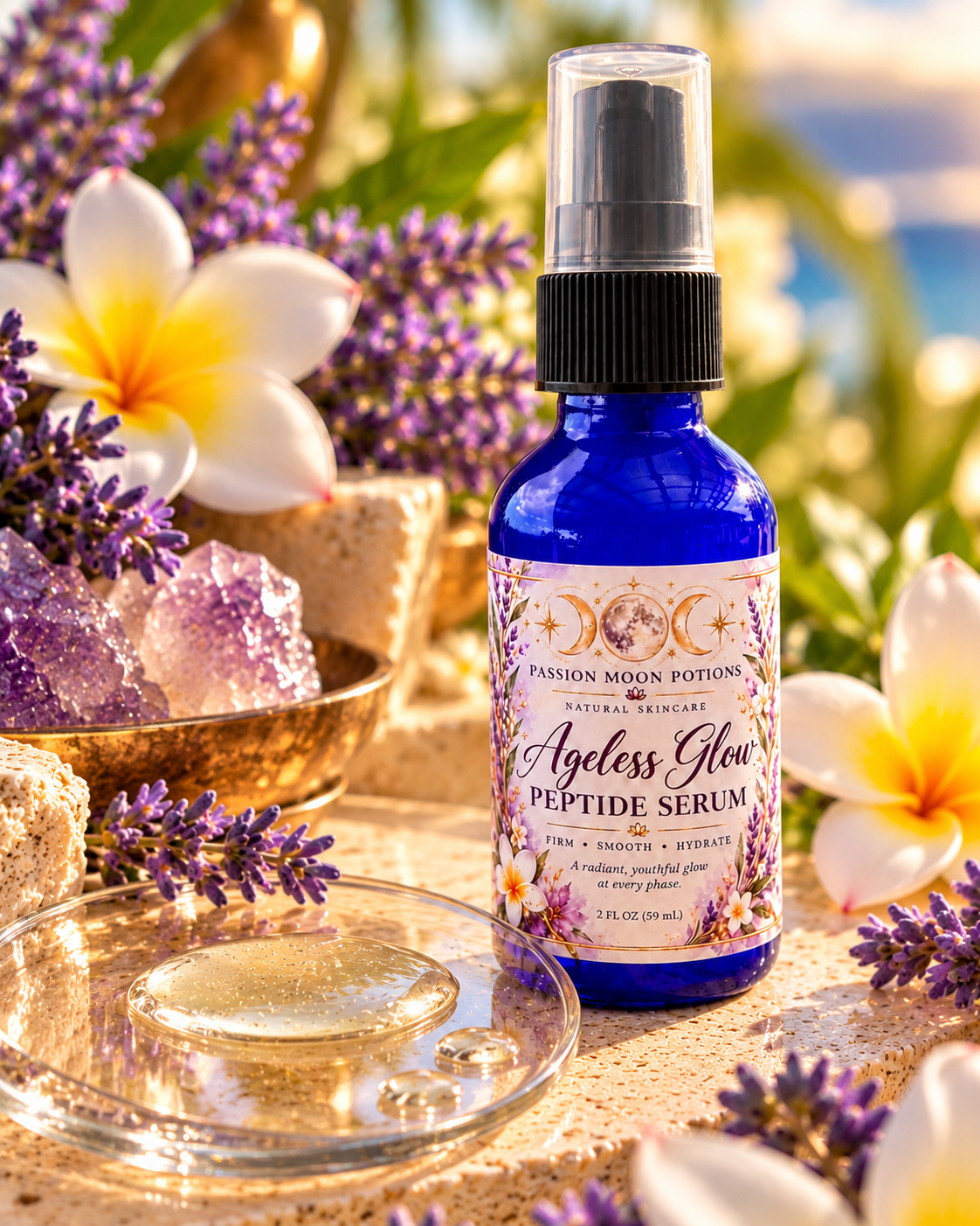 Ageless Glow Peptide Firming Serum with Hyaluronic Acid