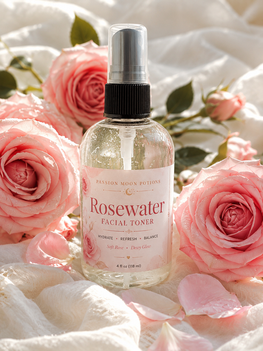 Rosewater Facial Toner – Hydrating + Balancing Glow Mist (Limited Edition)