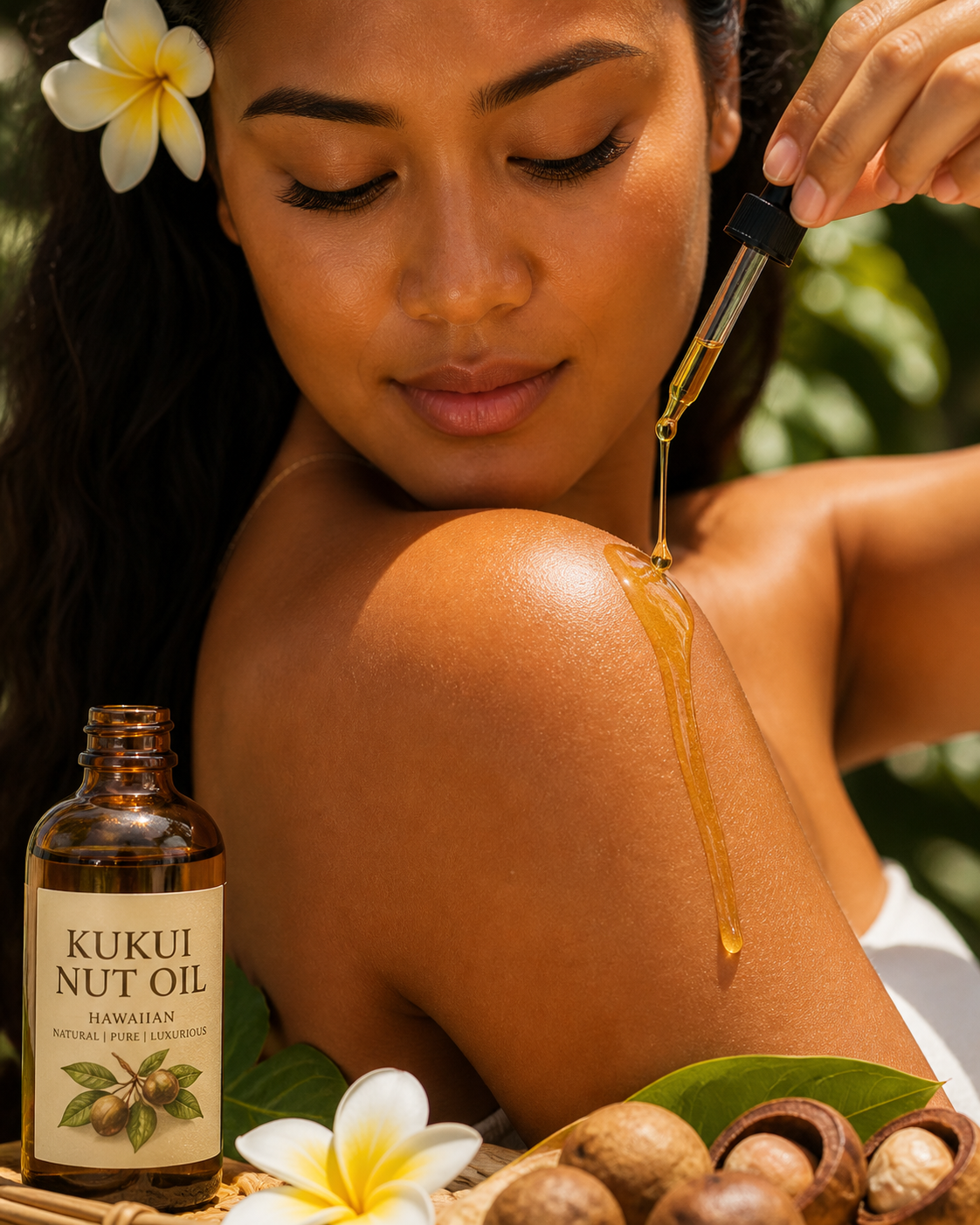 Hawaiian Kukui Nut Oil – Lightweight Hydration for Glowing Skin