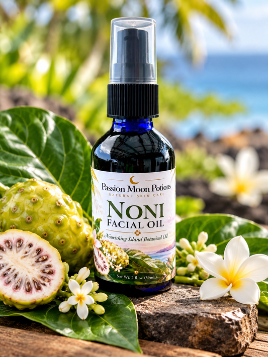 Noni Facial Oil ✨ Best Natural Glow Facial Oil for Dry & Sensitive Skin | Passion Moon Potions