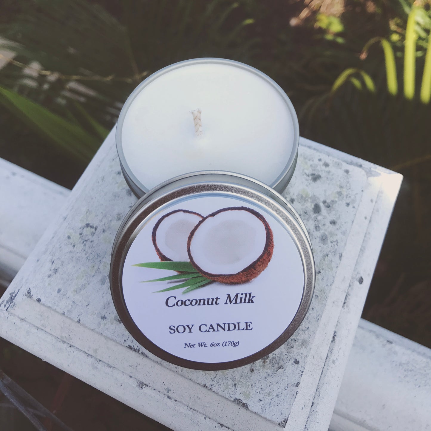 Soy Candles 6oz tin. Case of 30