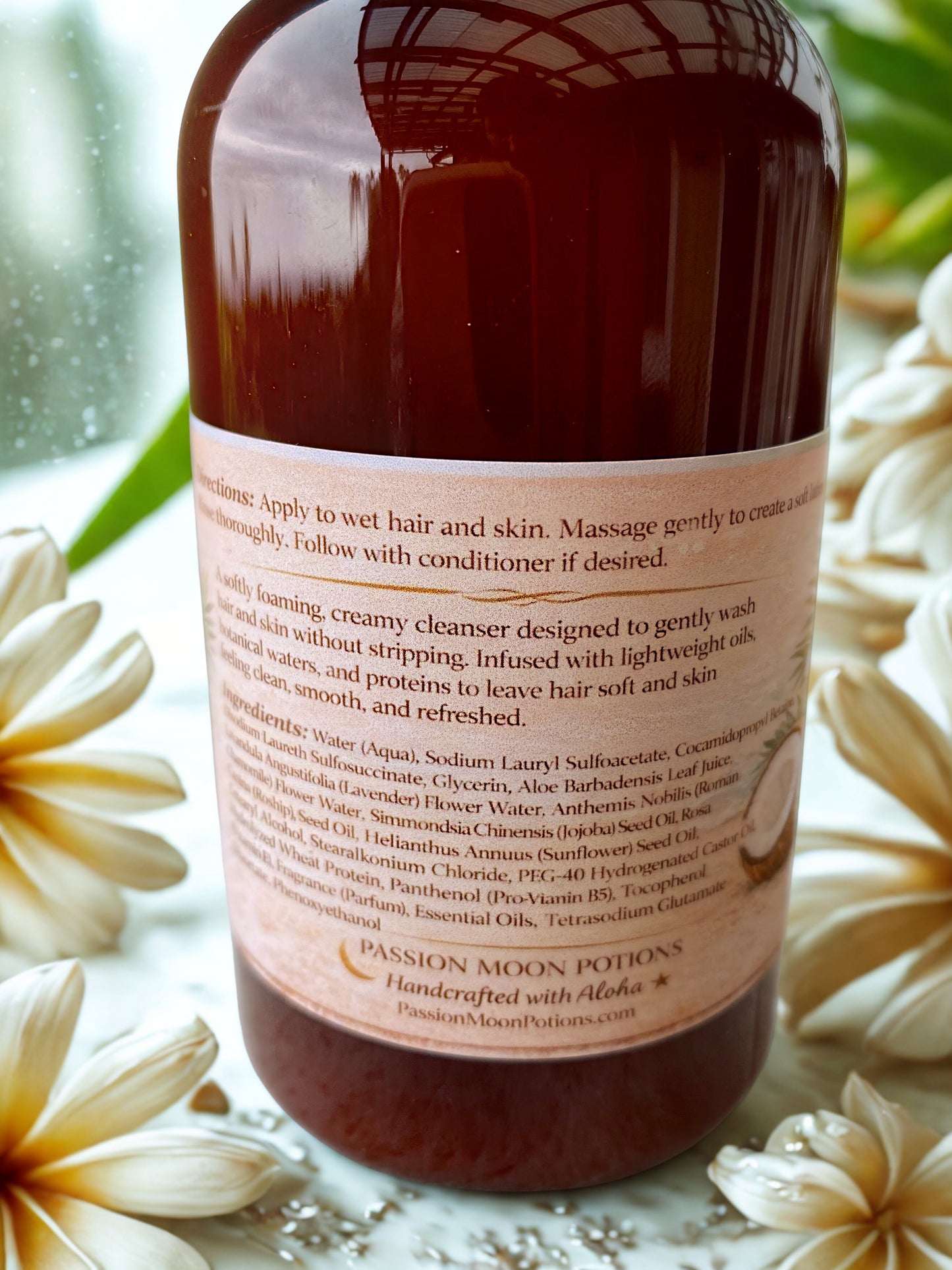 Plumeria Coconut Cream – Moisturizing Hair & Body Cleanser (Limited Edition)