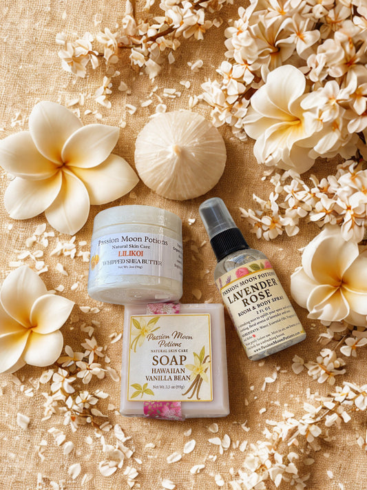 Island Glow Trio – Tropical Skincare Bundle (Choose Any 3)