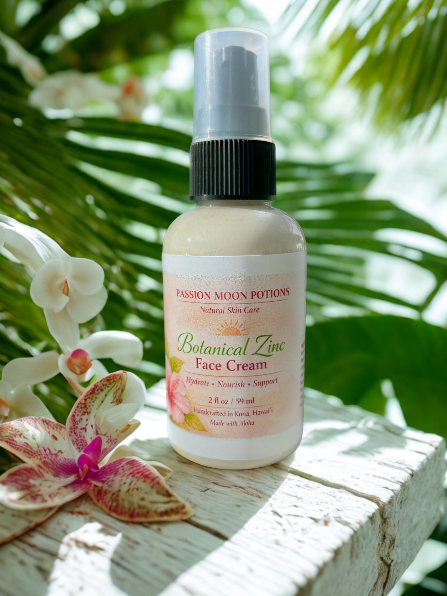 Botanical Zinc Face Cream — Hydrate + Nourish with Island Botanicals