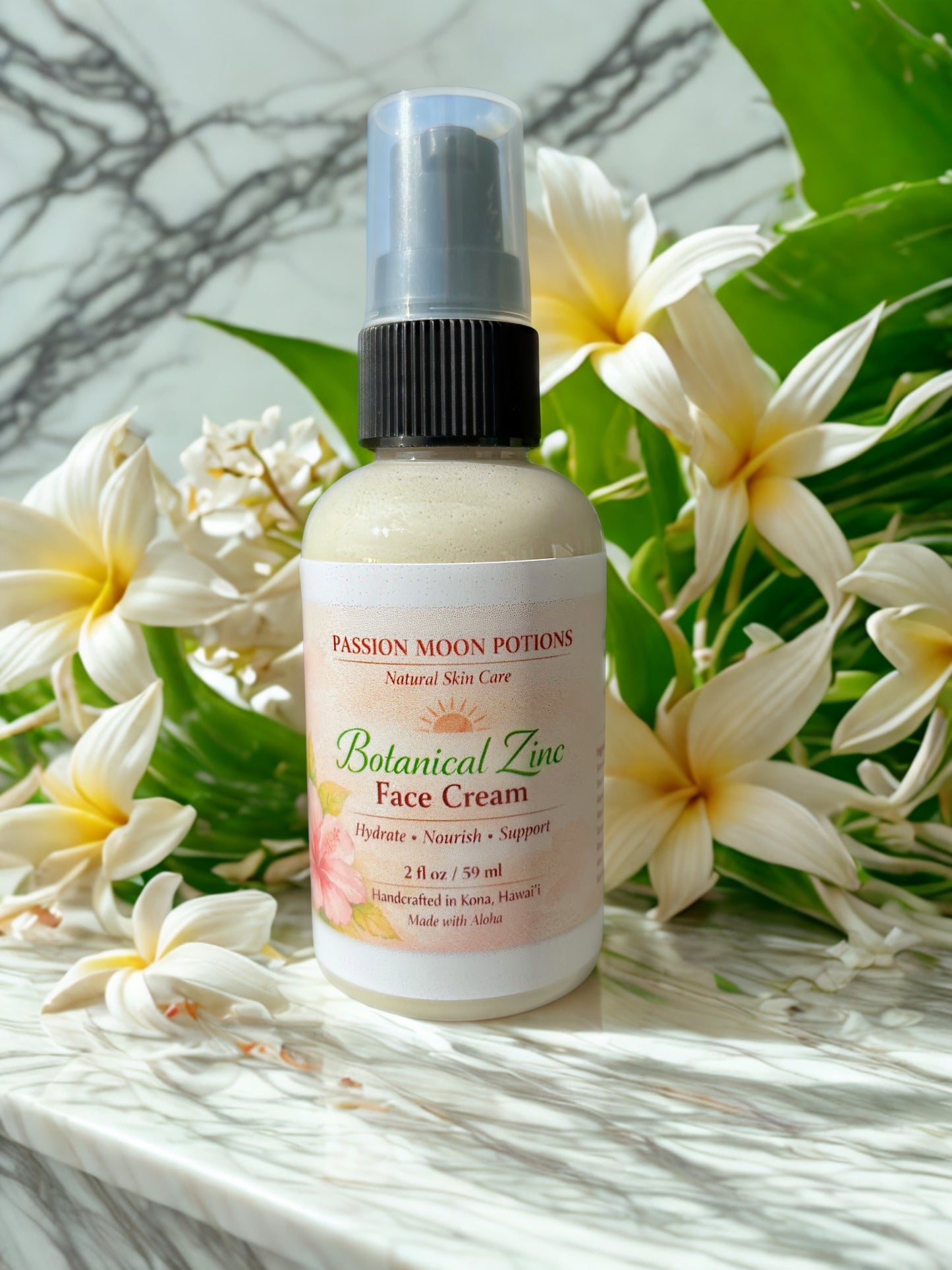 Botanical Zinc Face Cream — Hydrate + Nourish with Island Botanicals