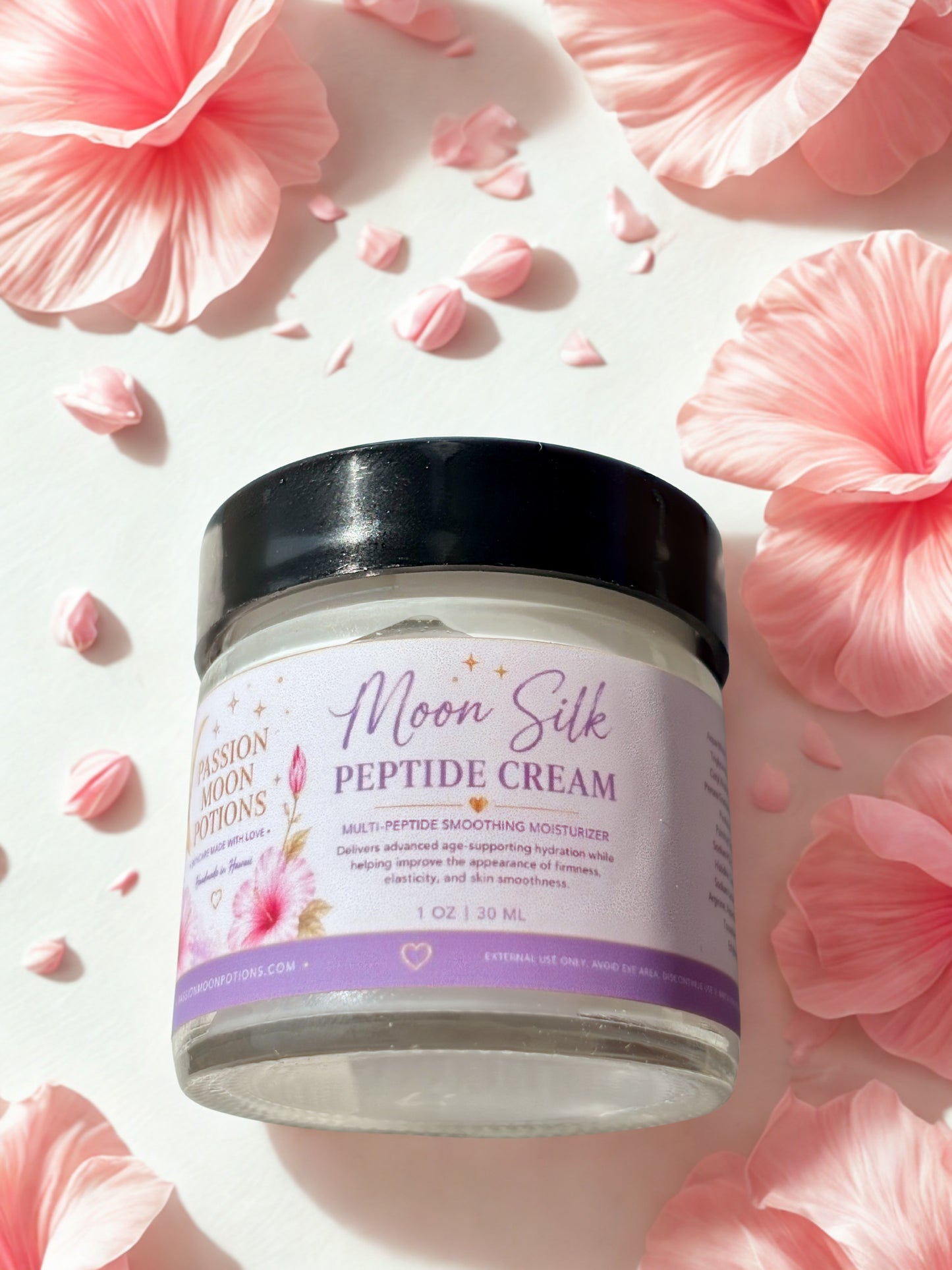 Moon Silk Peptide Cream – Multi-Peptide Smoothing Moisturizer