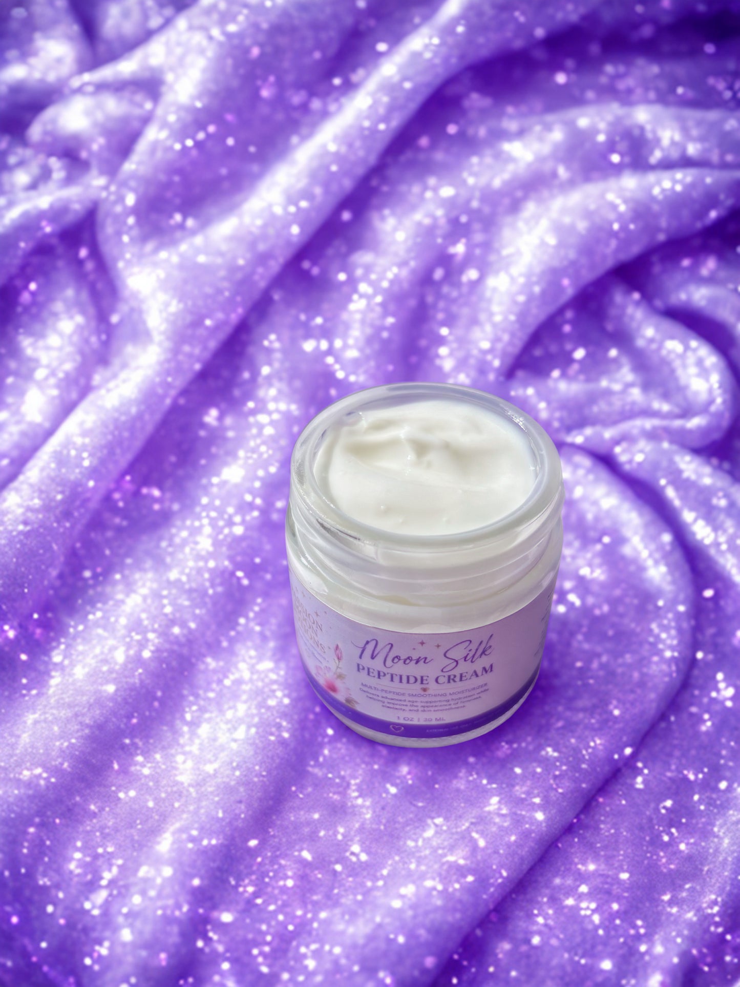 Moon Silk Peptide Cream – Multi-Peptide Smoothing Moisturizer