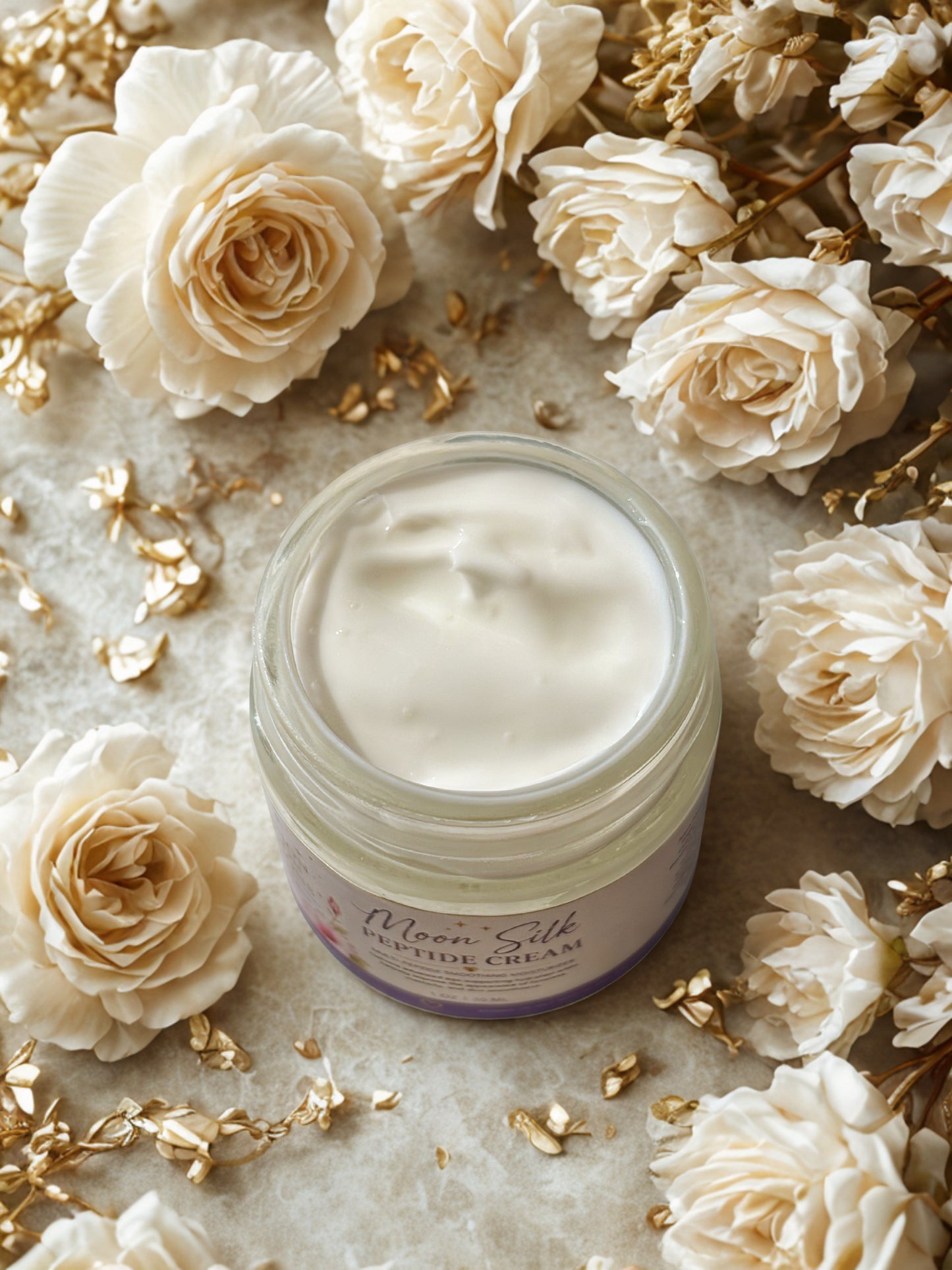 Moon Silk Peptide Cream – Multi-Peptide Smoothing Moisturizer