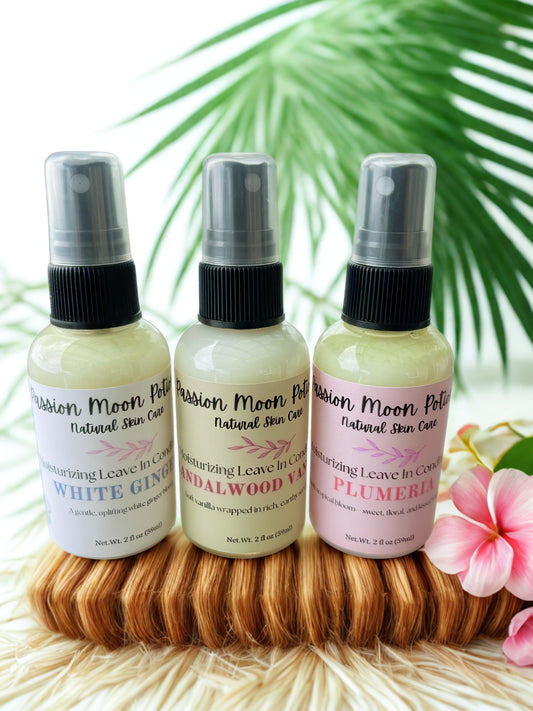 Moisturizing Leave-In Conditioner Spray – Detangler + Frizz Control for Dry Hair | Lightweight Hair Moisturizer
