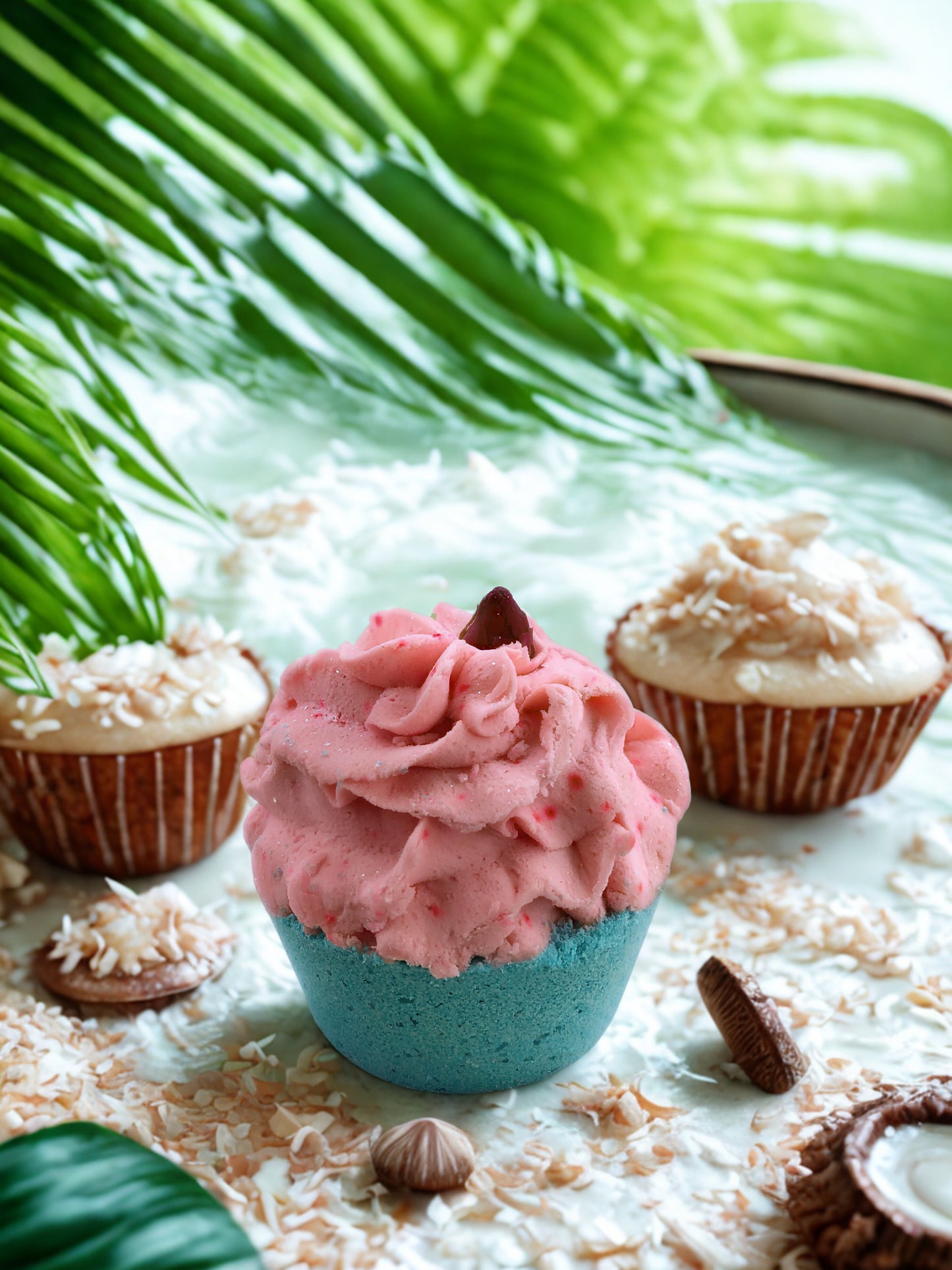 🧁 Vanilla Lavender Cupcake Bath Bomb Sweet Soak. Soothing Escape. Skin-Loving Treat.