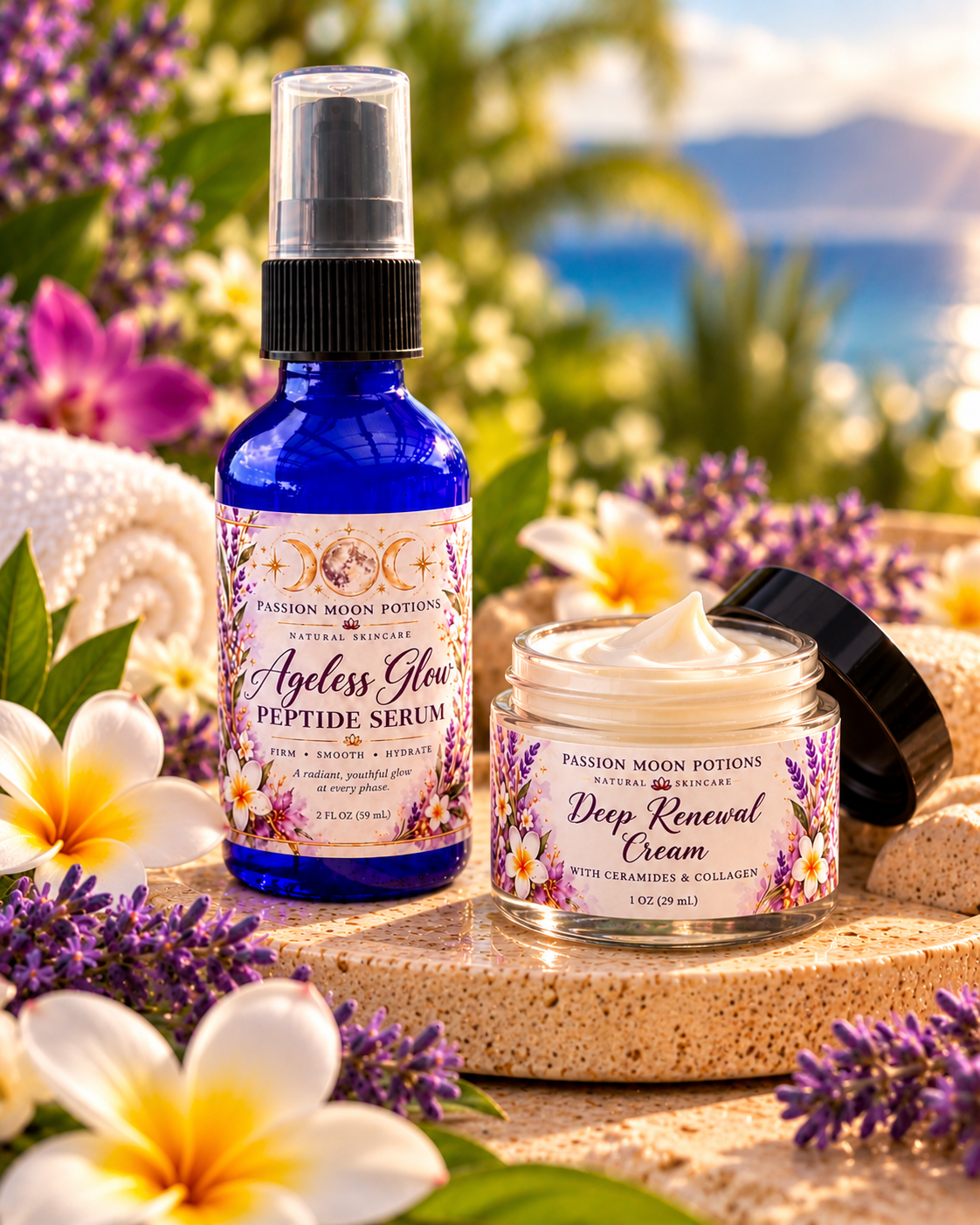 Ageless Glow Peptide Firming Serum with Hyaluronic Acid