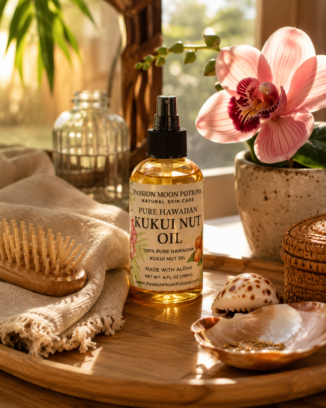 Hawaiian Kukui Nut Oil – Lightweight Hydration for Glowing Skin