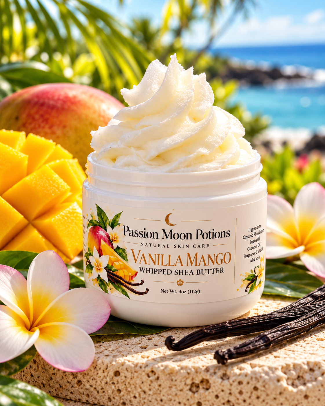 Whipped Shea Butter – Deep Hydration Moisturizer for Dry Skin | Natural Body Butter Made in Hawai‘i