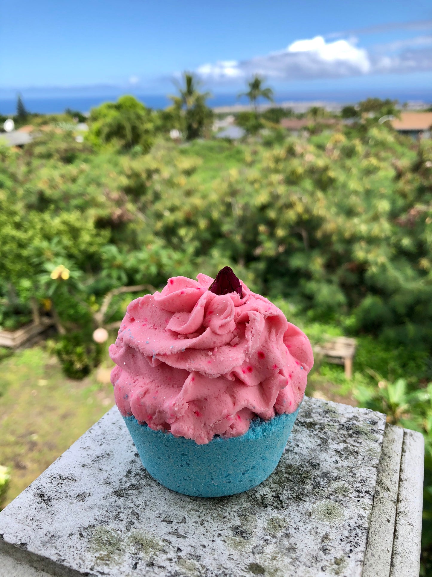 Vanilla Lavender Cupcake Bath Bomb